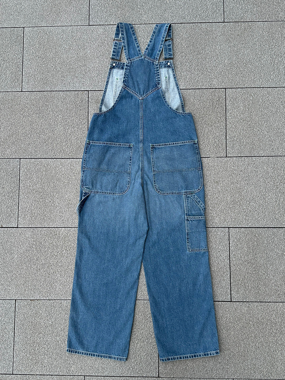 SUNA Kvinders Denim Bib Overalls – Vintage Stil i 100% Bomuld - Komfortable Overalls til Kvinder med Tidløs Charme