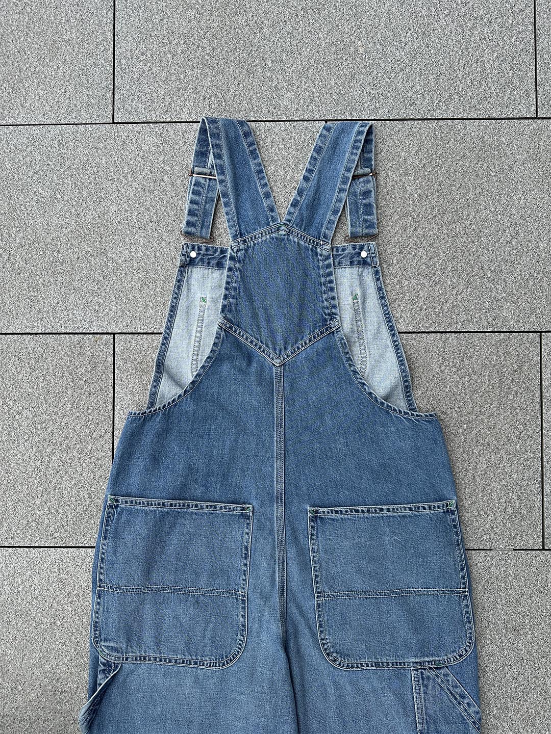 SUNA Kvinders Denim Bib Overalls – Vintage Stil i 100% Bomuld - Komfortable Overalls til Kvinder med Tidløs Charme