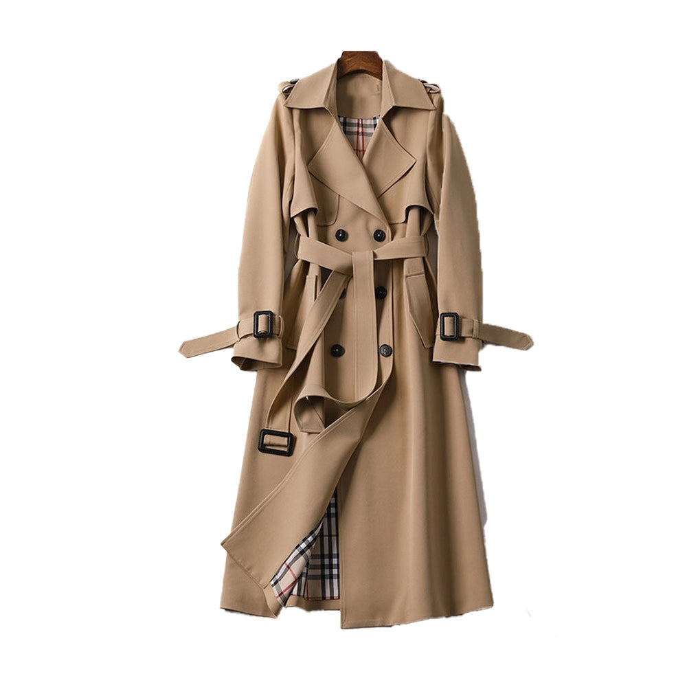 SUNA Odessa Klassisk Trenchcoat Til Hverdagskomfort og Stil Beige