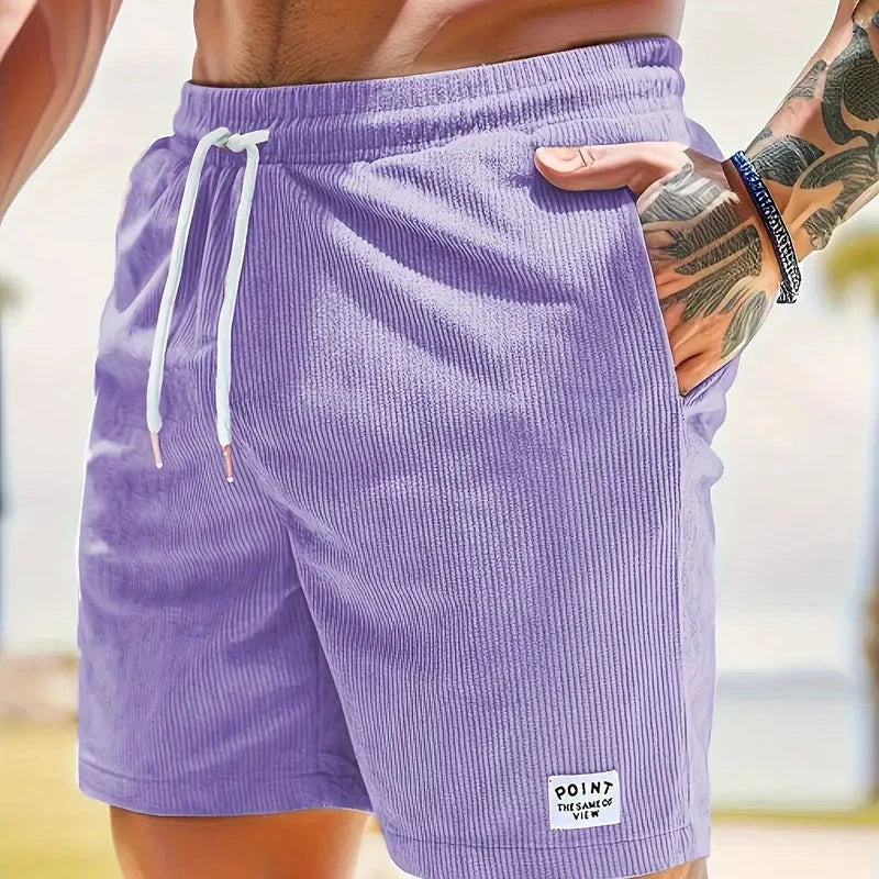 SUNA Windmills | Sommer Shorts til Mænd med Stil og Komfort Lilla