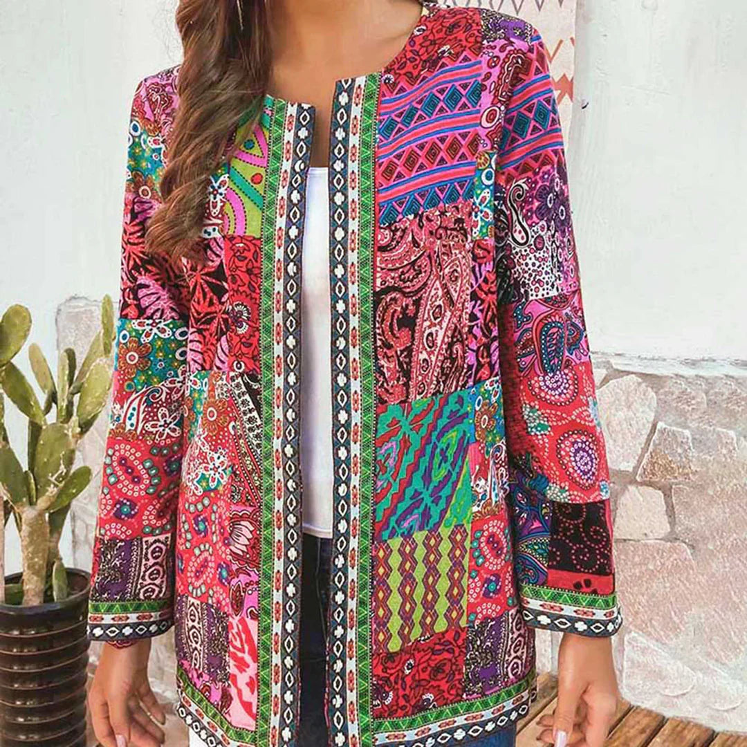 SUNA Dame Strikcardigan - Blød komfort i bomuld og polyester