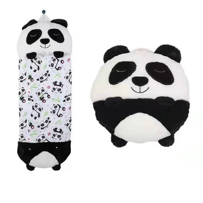 Sovepose Og Krammedyr I Ét Til Stille Nætter Bedding Sets SUNA Panda 135x50cm