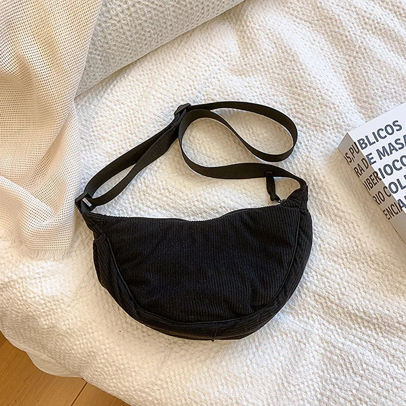 SUNA Corduroy Skuldertaske - Gracie