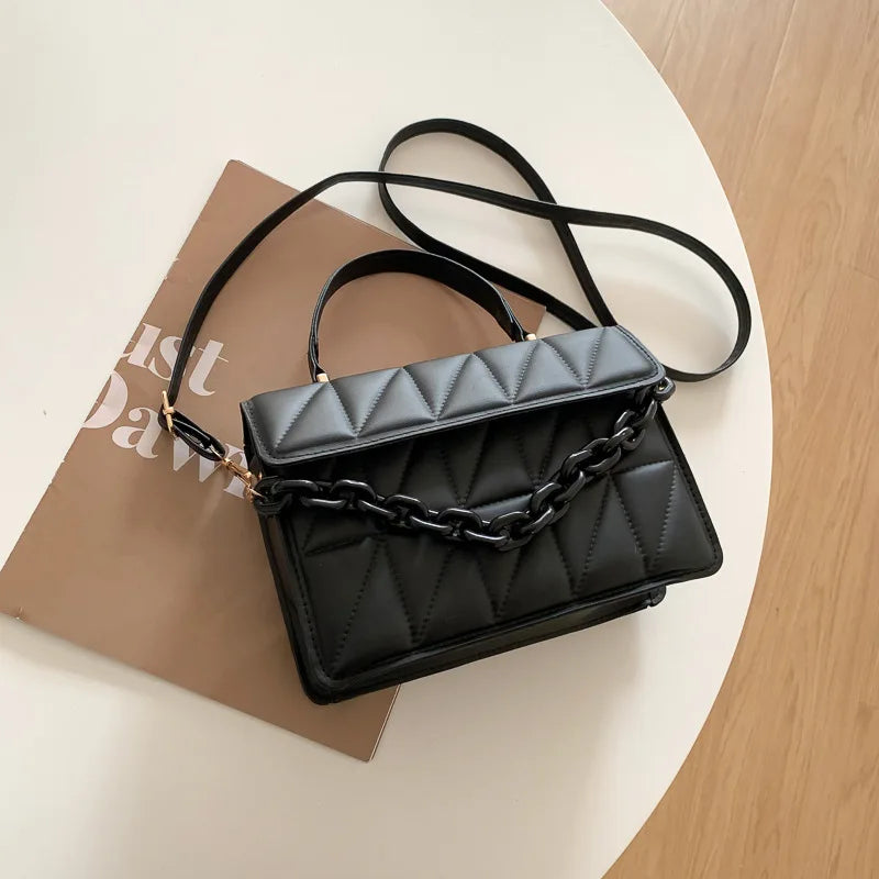 SUNA Fiora - Crossbody-taske med uovertruffen kvalitet og stil Sort