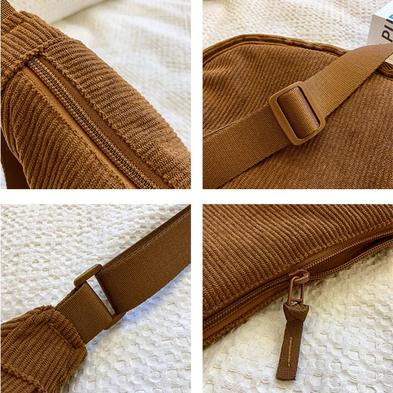 SUNA Corduroy Skuldertaske - Gracie