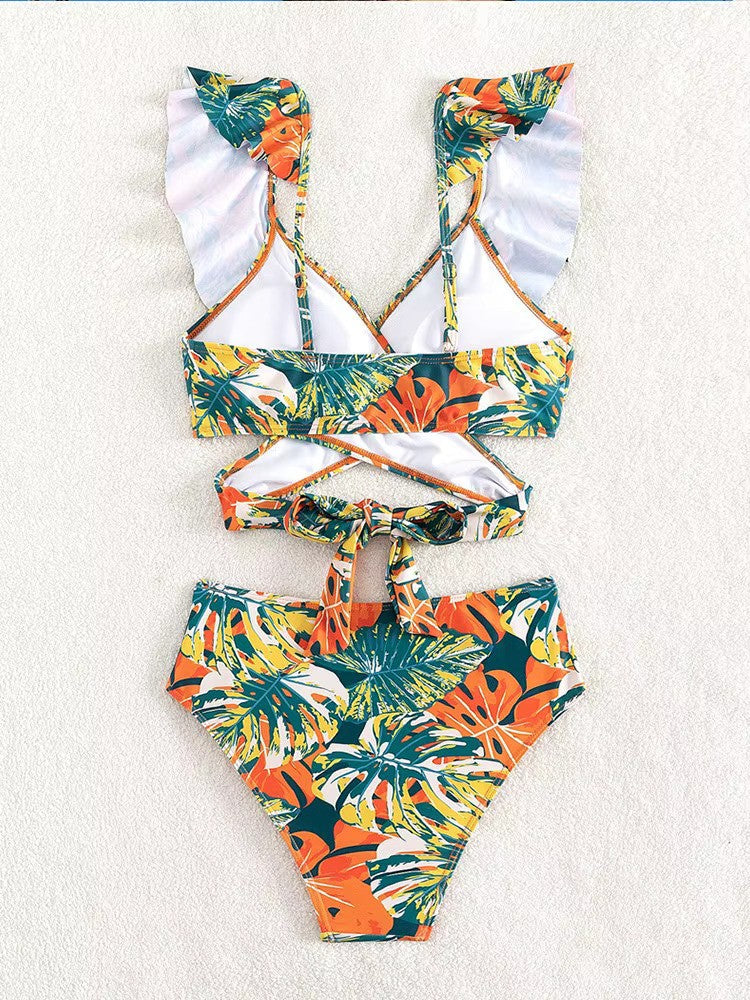 SUNA Sunset Waves Bikini – Trendy og Flatterende