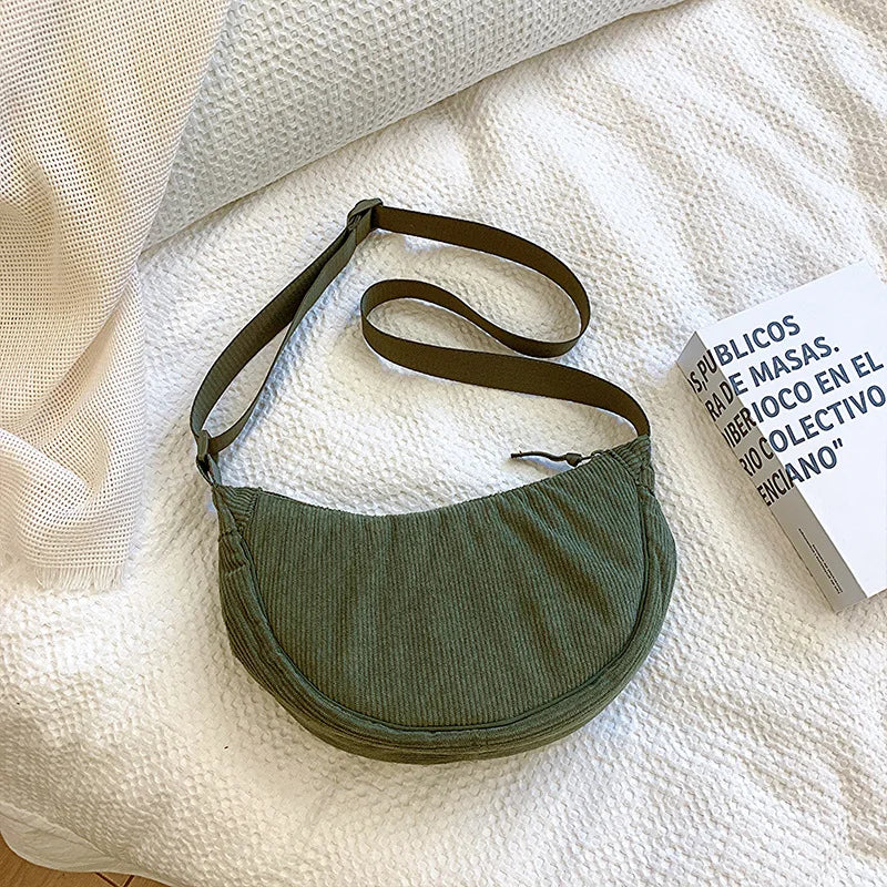 SUNA Corduroy Skuldertaske - Gracie