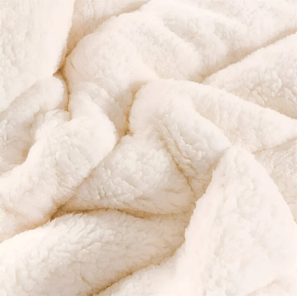 SUNA Luksuriøs Sherpa Fleece Tæppe - Super Blødt, Utrolig Behageligt og Varme