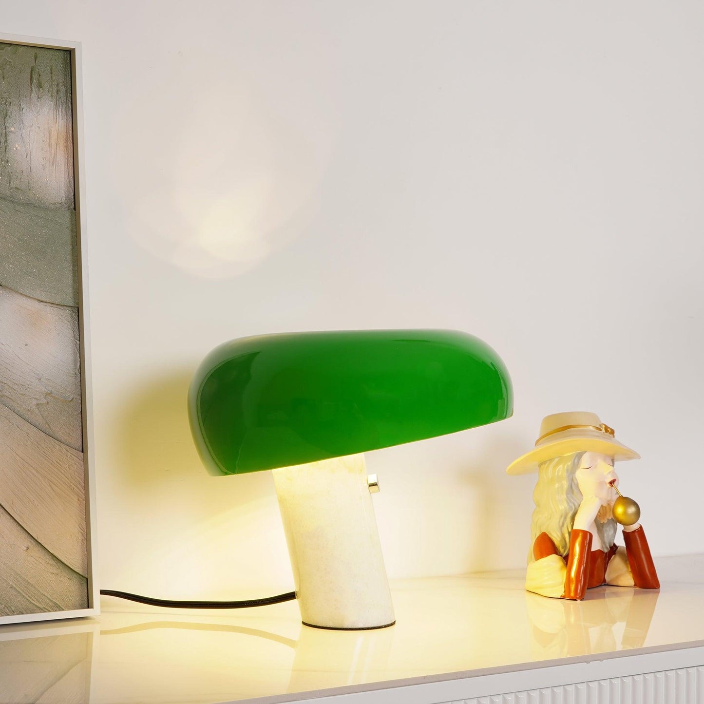 Saturn - Dekorativ bordlampe i marmor Table Lamps SUNA