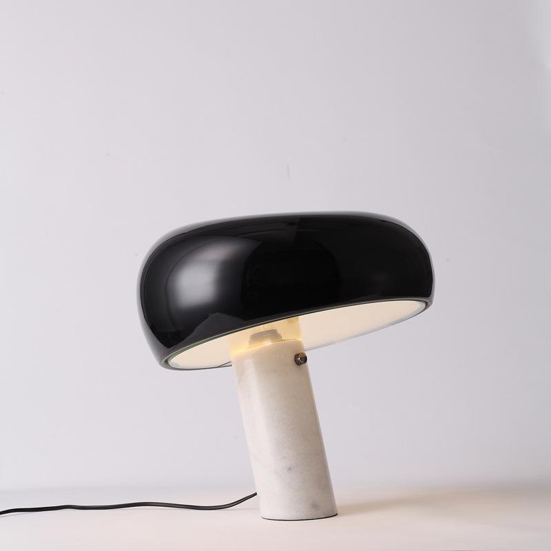 Saturn - Dekorativ bordlampe i marmor Table Lamps SUNA Sort ∅ 11″ x H 10.2″ / Dia 28cm x H26cm
