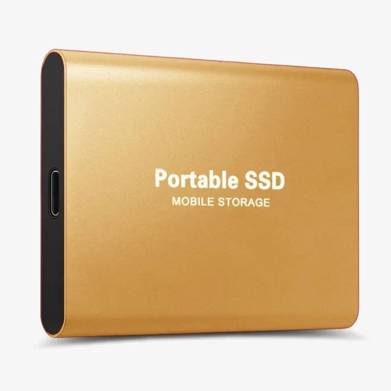 Saturn - Højhastigheds Ekstern SSD Gadgets SUNA Guld 1TB SSD