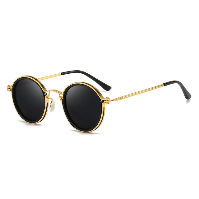 SUNA Retro Runde Solbriller