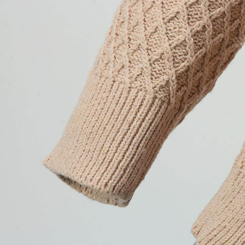 SUNA Herre Vinter Cardigan Strikket Med Knaplukning Og Varme