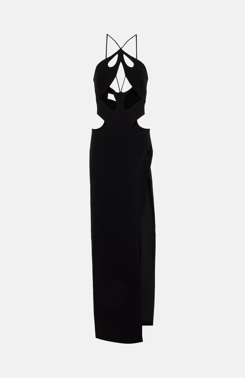 SUNA Catch Me Maxi Kjole – Chik Halterneck Design med Sideslids - Maxi Kjole, Halterneck, Mode, Sommerkjole