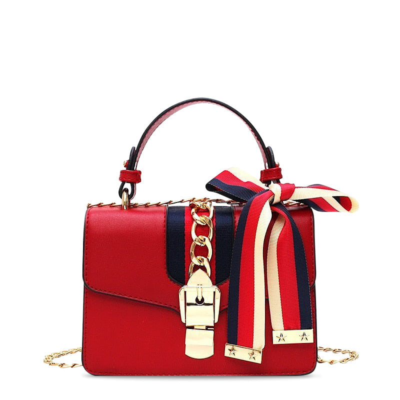 SUNA Hailey Crossbody Bag Rød