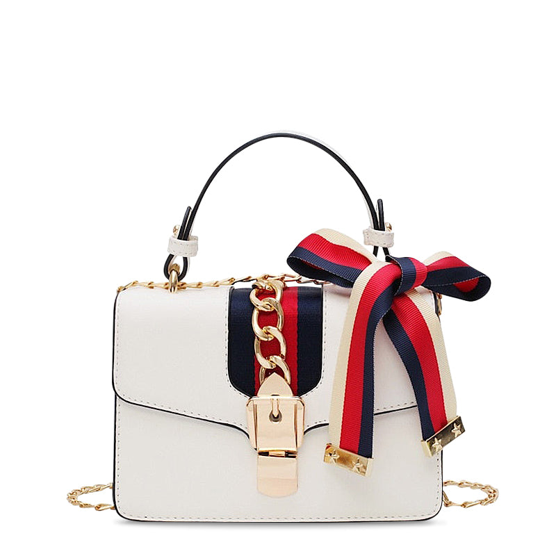 SUNA Hailey Crossbody Bag Hvid