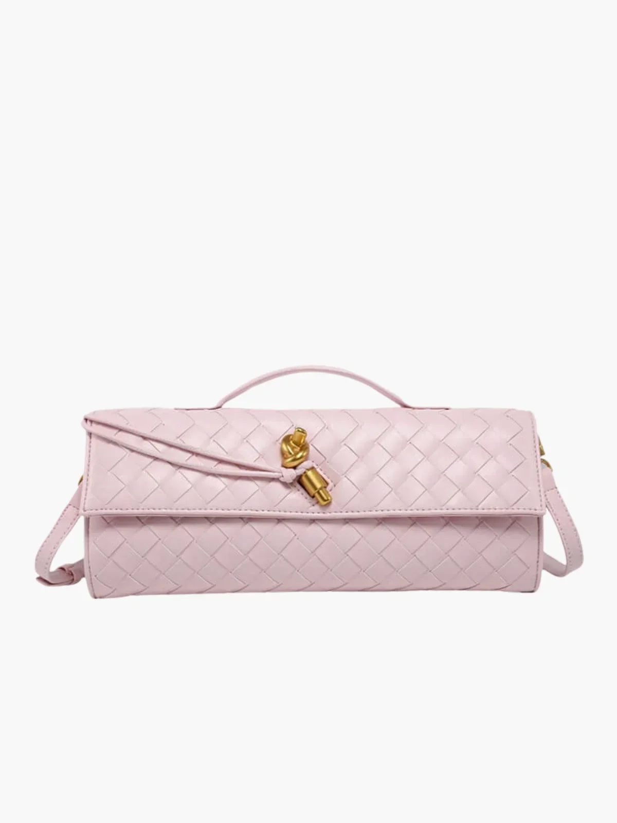 SUNA Urban Crossbody Woven Skuldertaske Lyserød One Size