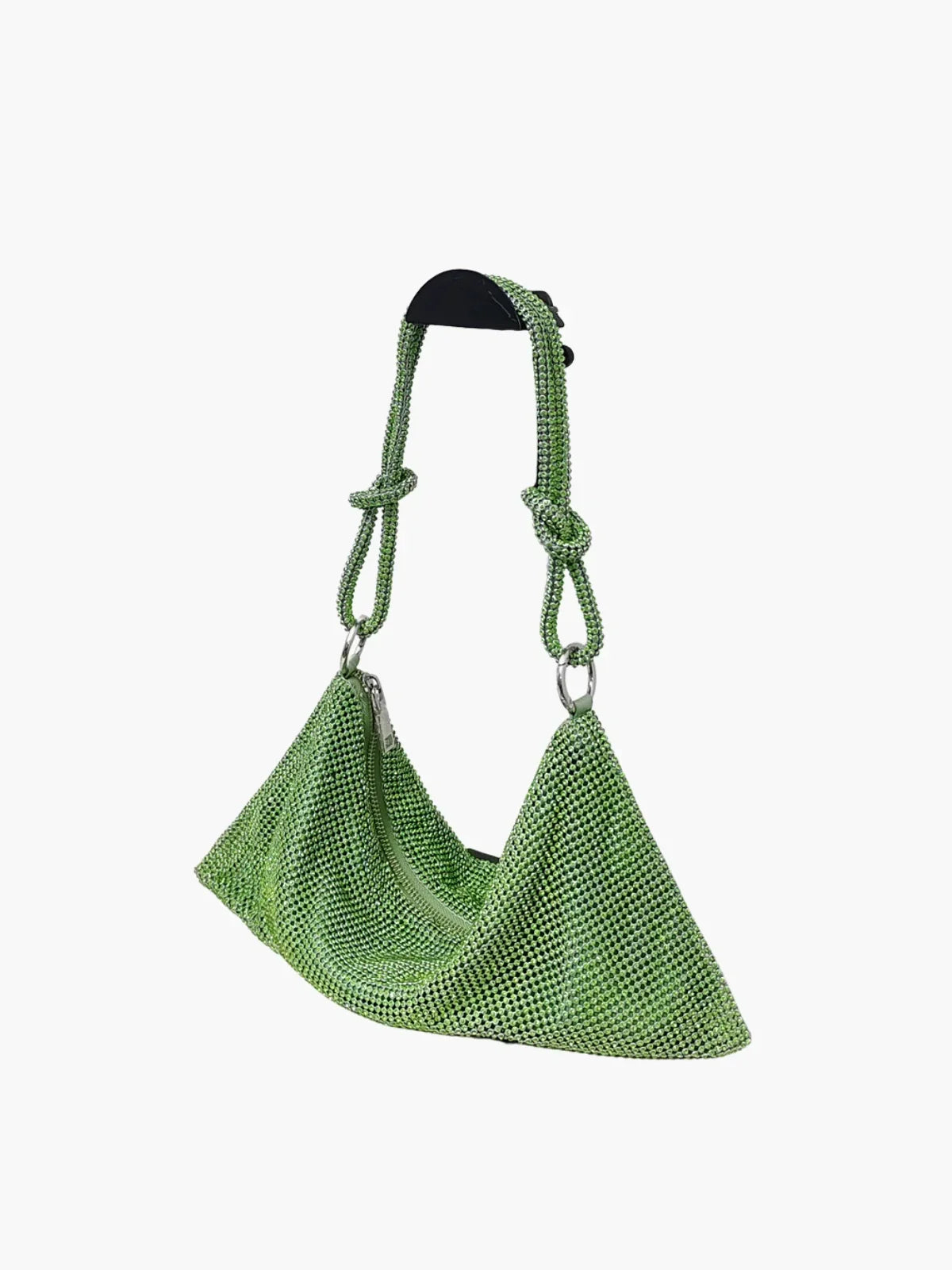 SUNA Glam Crystal Mesh Skuldertaske