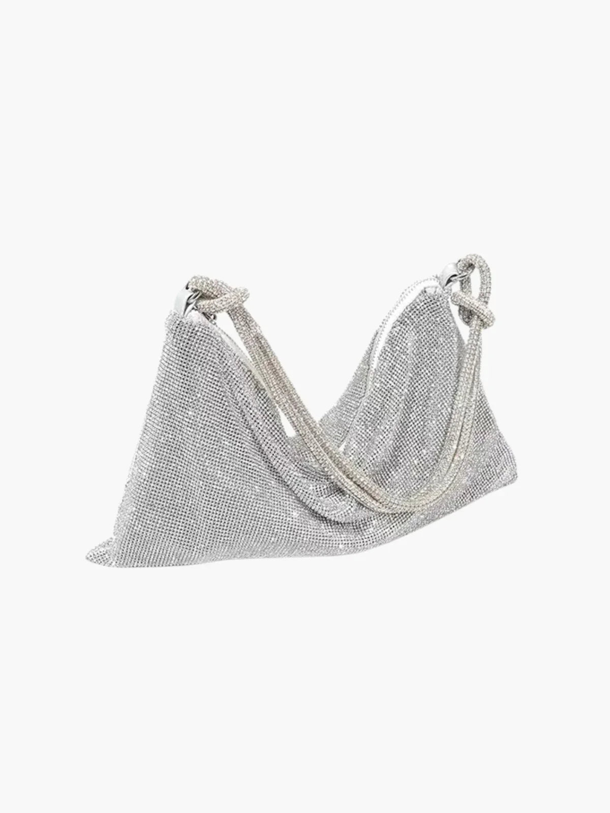 SUNA Glam Crystal Mesh Skuldertaske