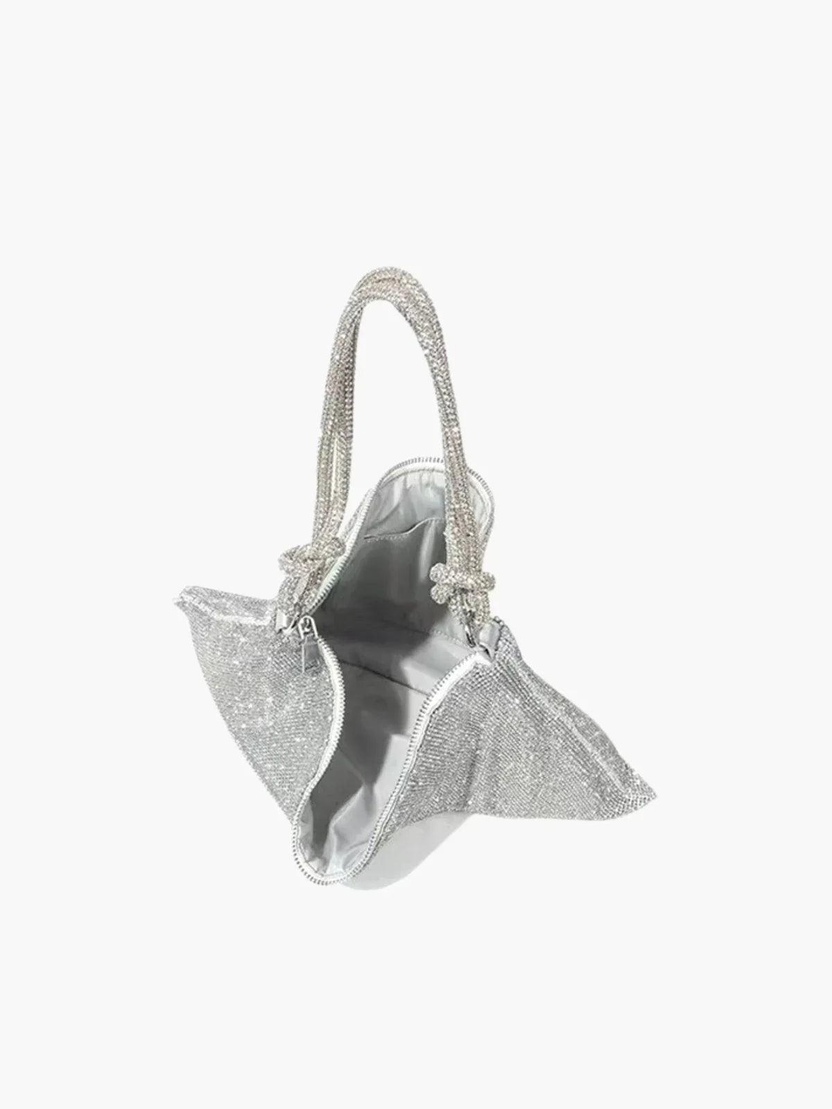 SUNA Glam Crystal Mesh Skuldertaske