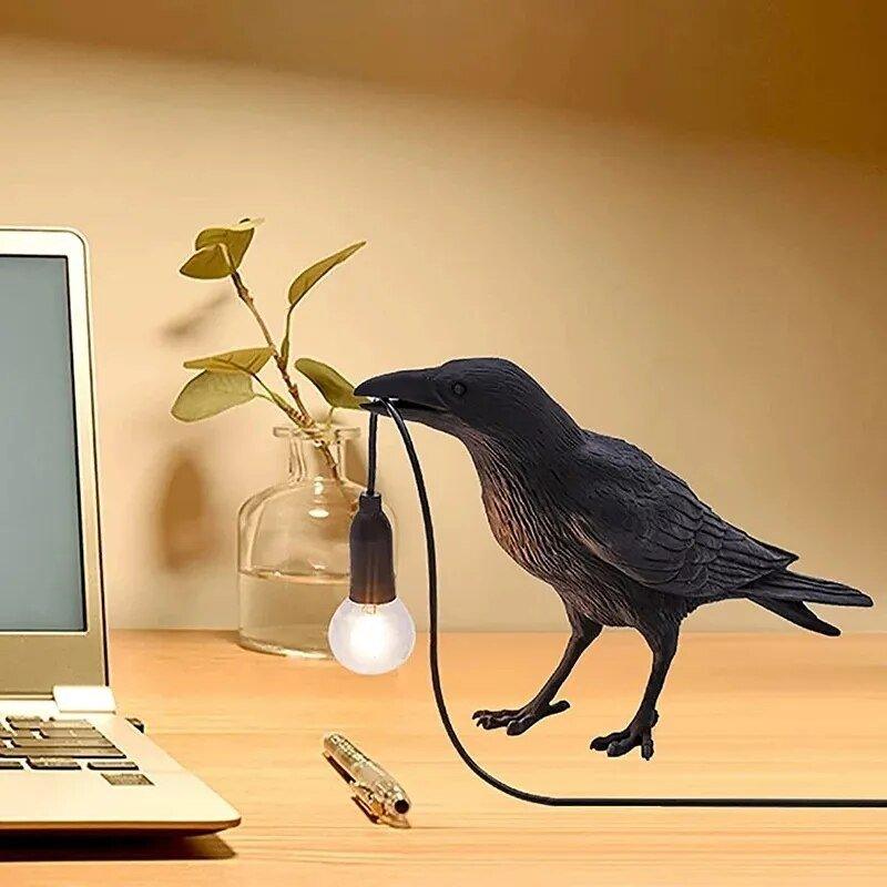 Krage Vogel Lampe til Unik Indretning SUNA