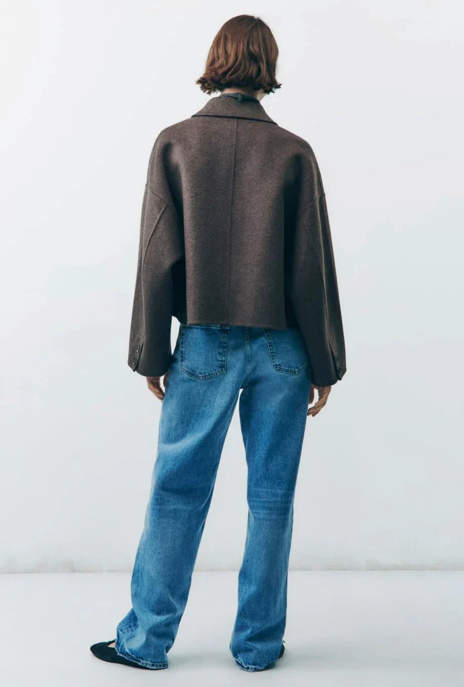 SUNA Dame Varm Vinterfrakke i Oversize Pasform - Tykt materiale til kolde dage