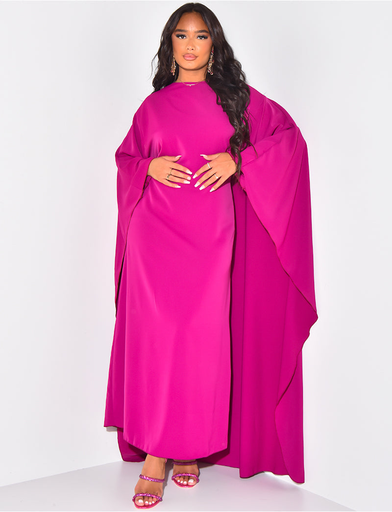 SUNA Flowing Cape Dress - Elegant design til Enhver Anledning Kjoler Roos