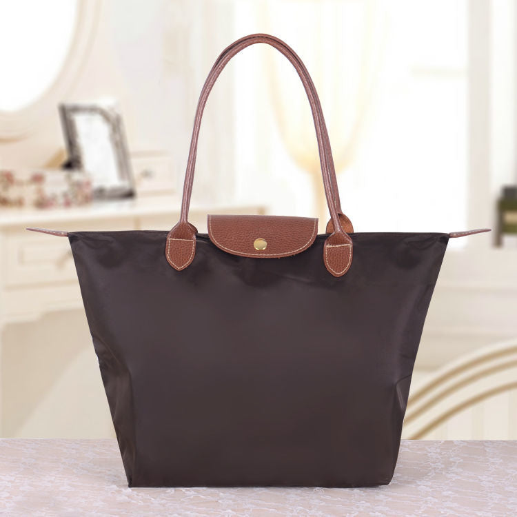SUNA Luxe Oxford Skuldertaske - Oxnard Kaffe