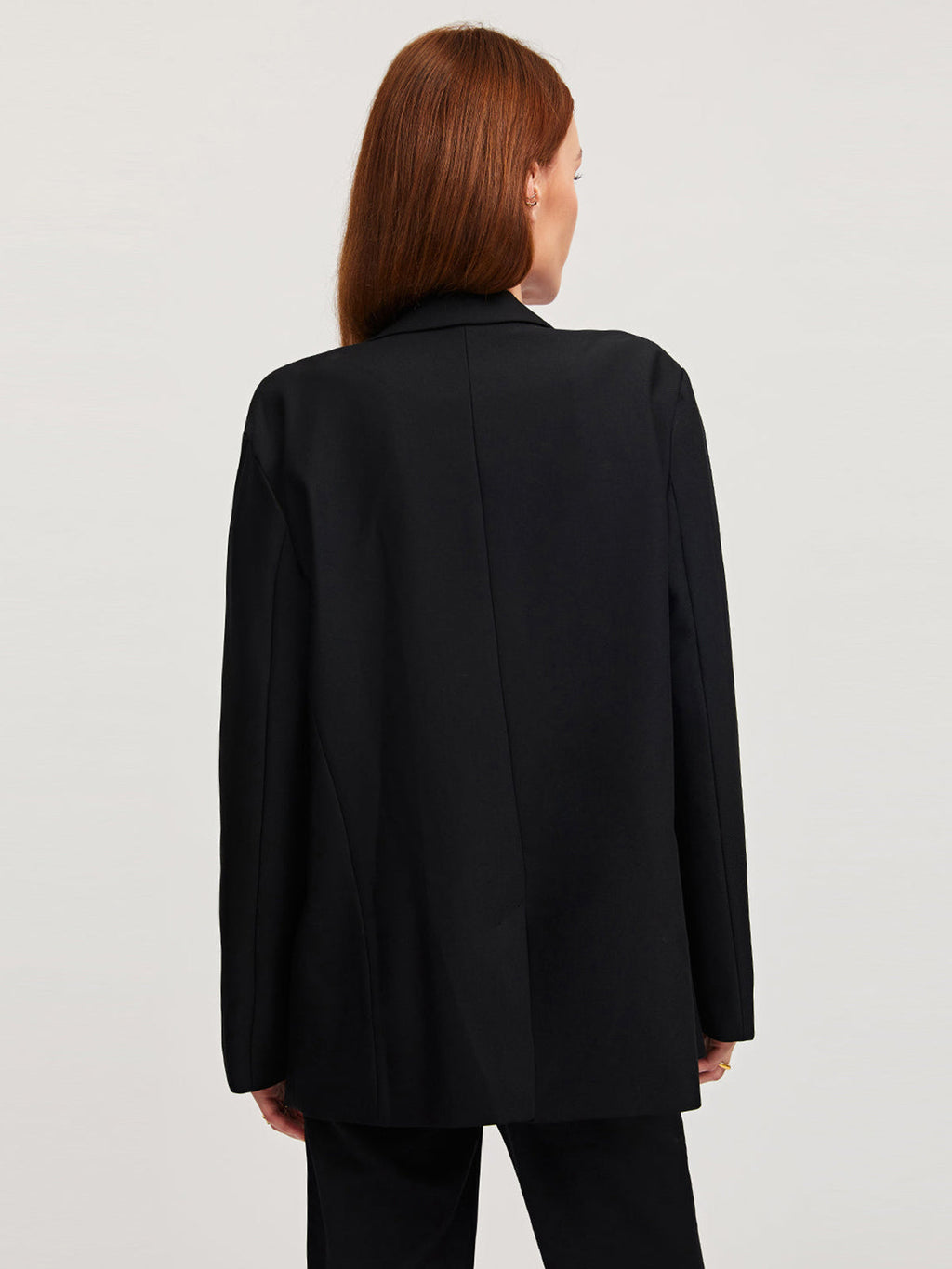SUNA Chic Cutout Blazer til Kontoret med Skulder Udsparinger